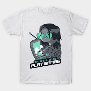 Stay home play games T-Shirt